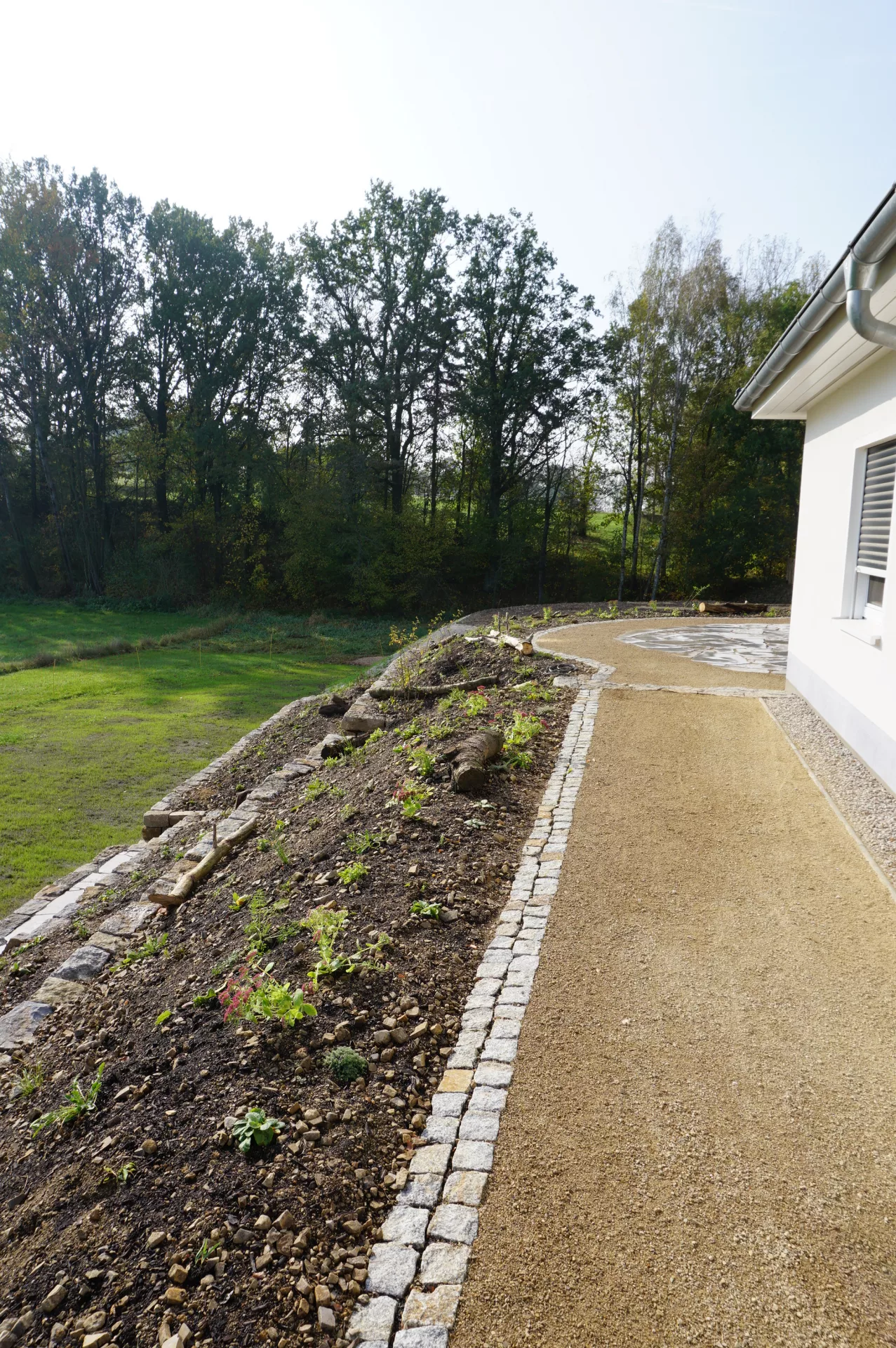 Wassergebundene Wegedecke