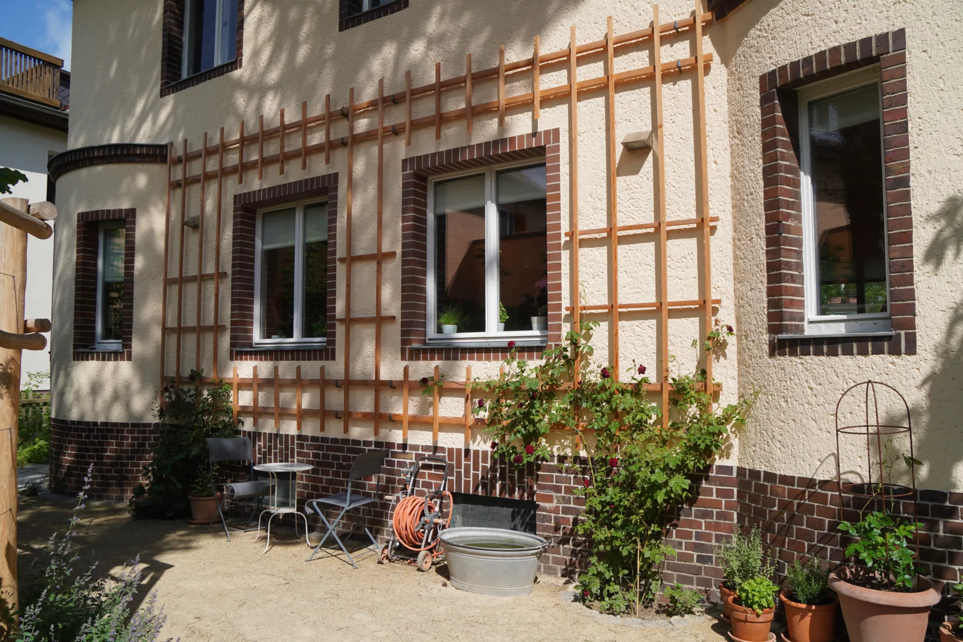 Rankhilfe aus Lärchenholz